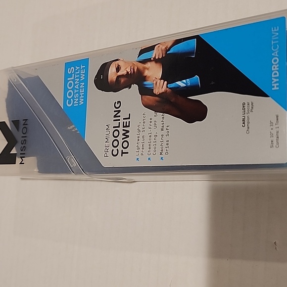 2 MISSION Premium Long cooling sport gym outdoor towel  for face neck head wrap - Picture 4 of 5